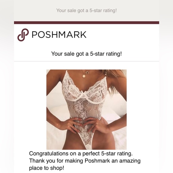 White sexy lace lingerie bodysuit NWT - Picture 11 of 11